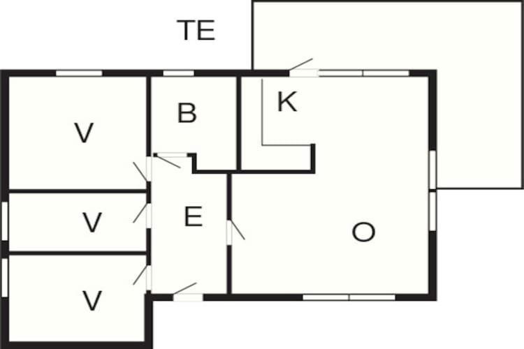 Three-Bedroom Holiday Home In Utvik 1 Reed Экстерьер фото